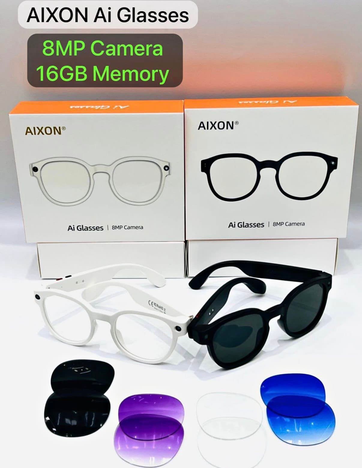 AIXON lunettes + camera + AI glasses